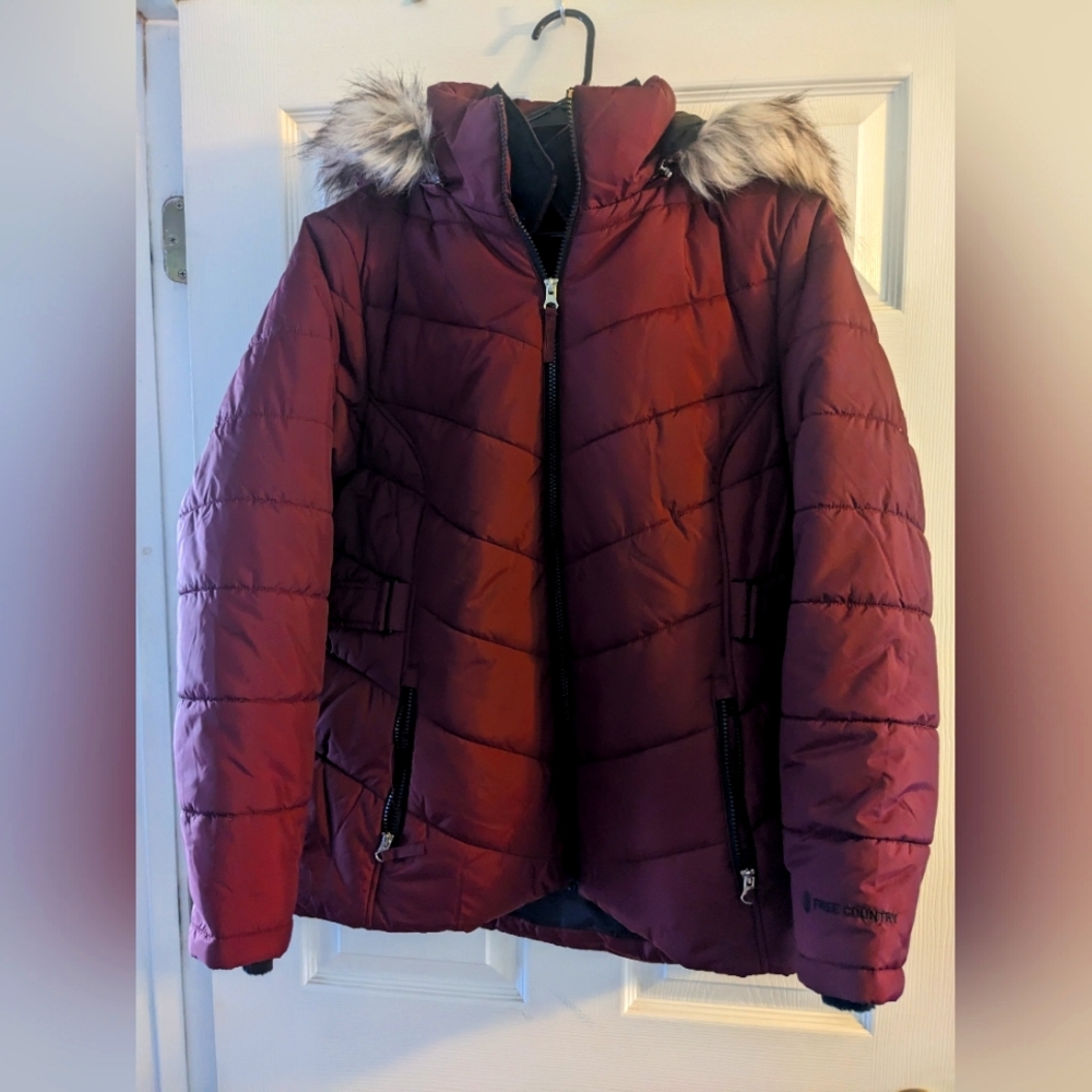 Free Country puffer jacket coat